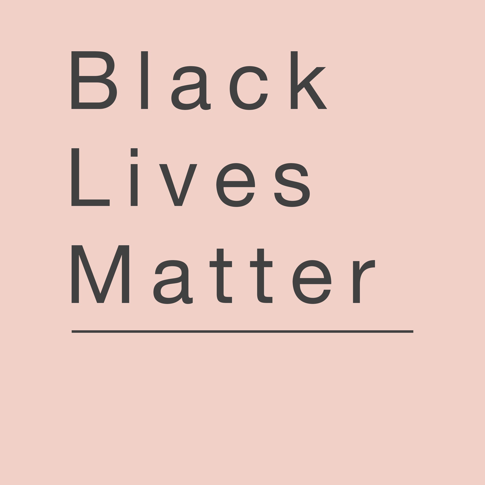 Black Lives Matter - a message from our founder