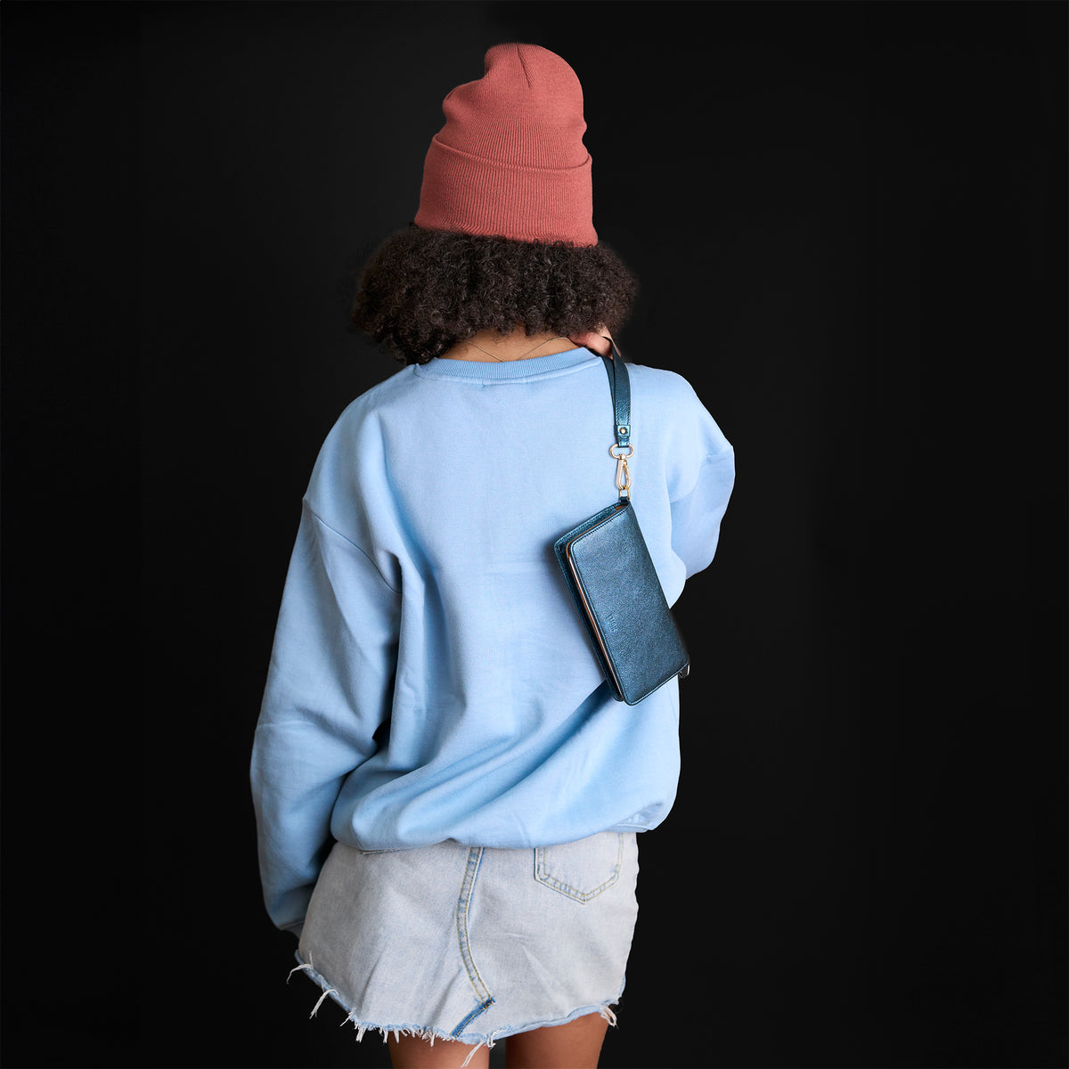 Orissa Chotta Mini Cross Body Bag-Tusk - NAVY