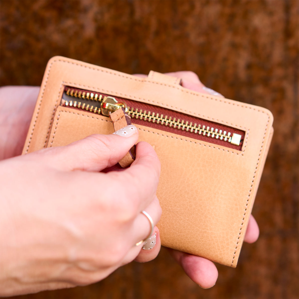 Utah | Slim Wallet-Tusk - NATURAL