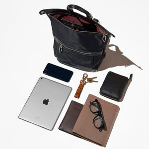 Gotham | Small Backpack-Tusk - BLACK