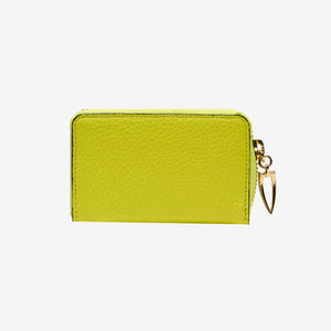 tusk-322-ascot-pebble-grain-leather-coin-case-lime-back - LIME