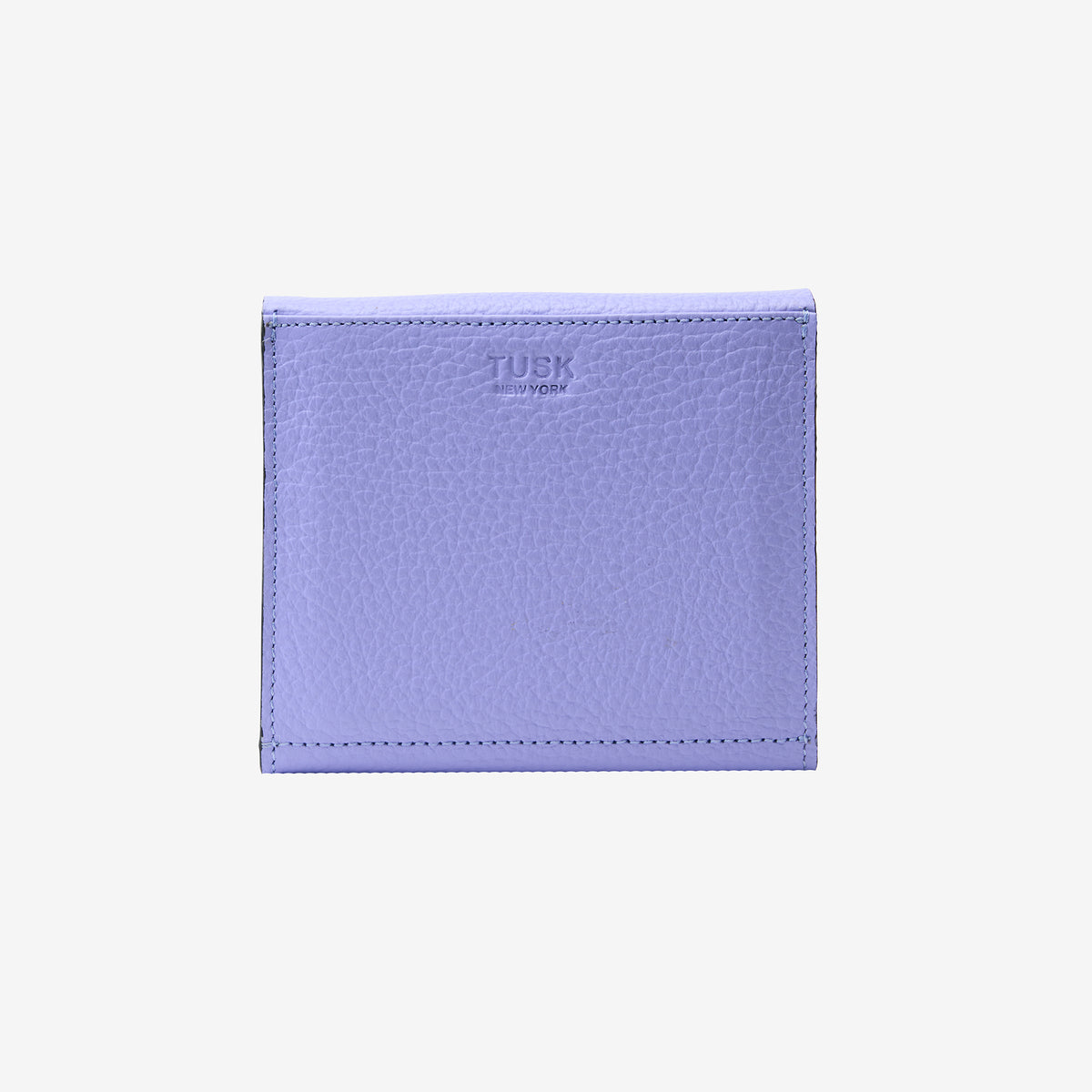 tusk-382-ascot-leather-origama-medium-size-wallet-lavender-back - LAVENDER