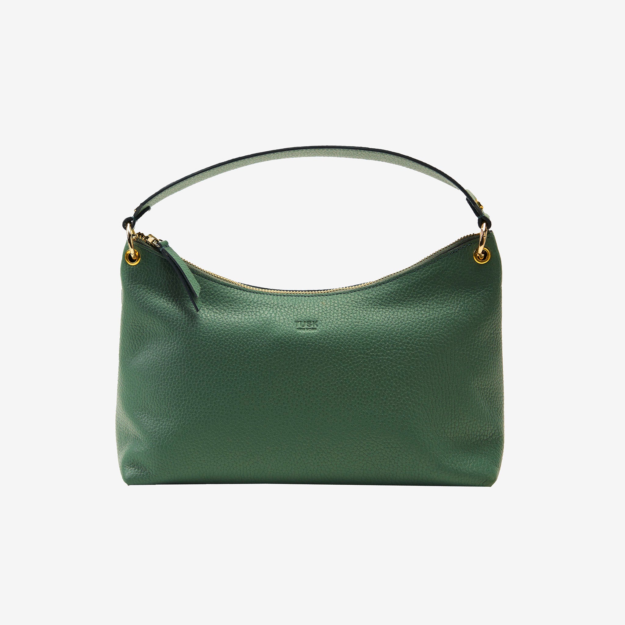Green handbag on a white background - FOREST