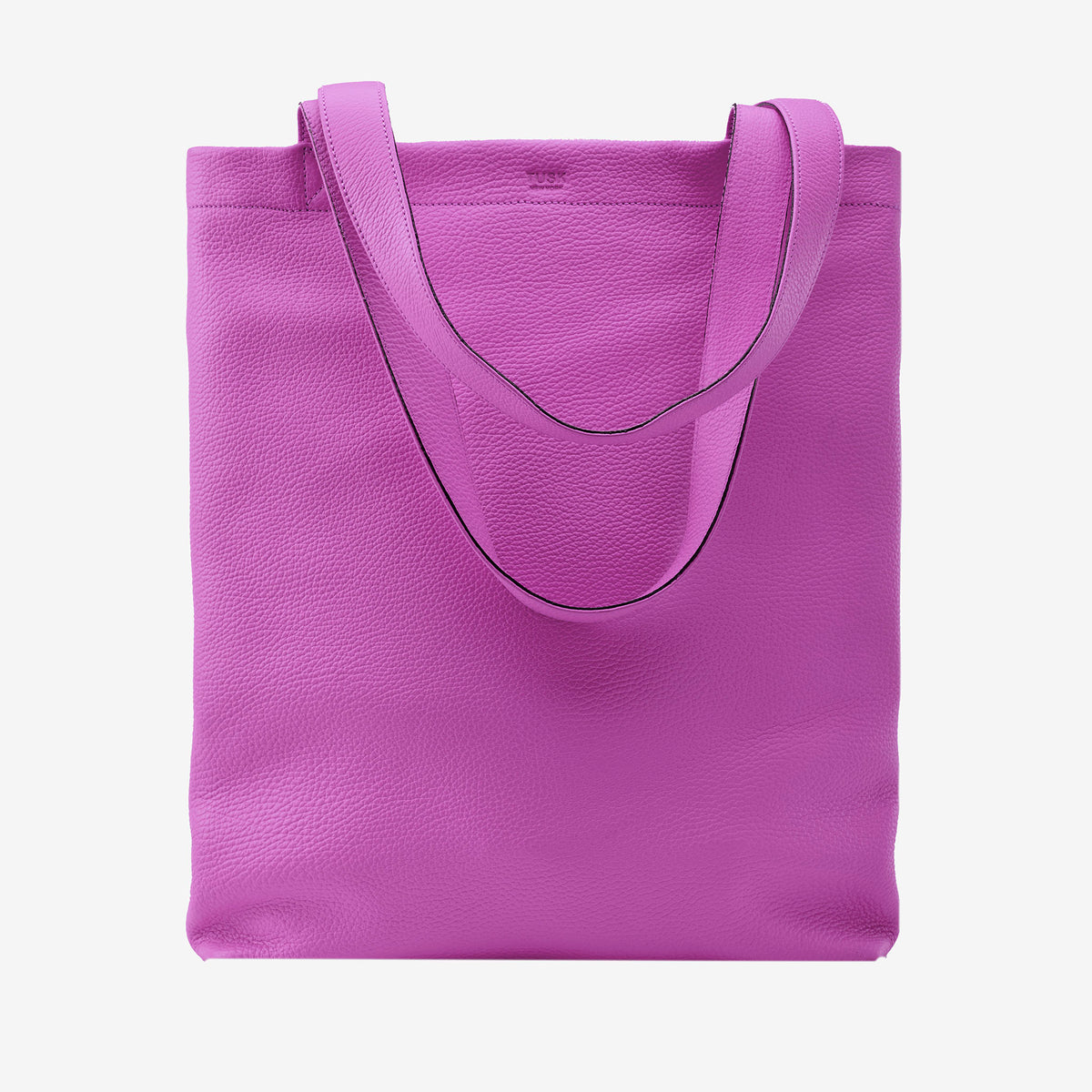 Purple tote bag on a white background - MAGENTA