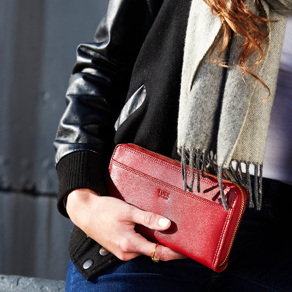 Madison | Single Zip Wallet - Tusk