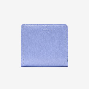 tusk 486 womens madison saffiano leather snap evening wallet water blue front - WATER BLUE