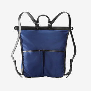 tusk 9756 large nylon security backpack midnight back straps - MIDNIGHT