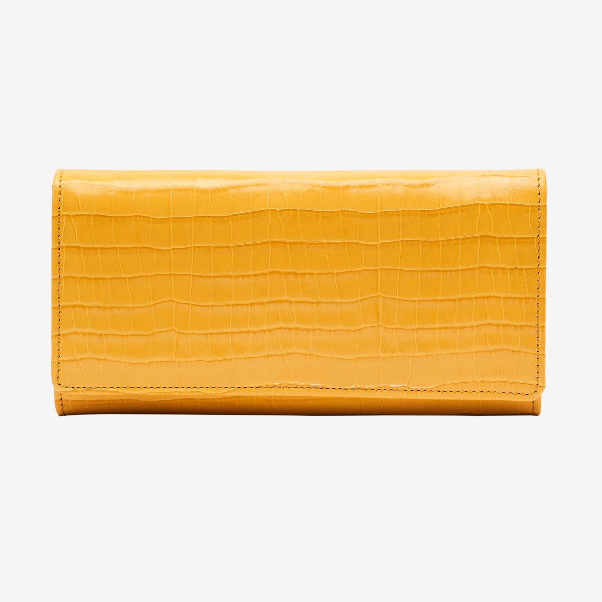     tusk-376-embossed-croco-leather-snap-over-wallet-golden-front