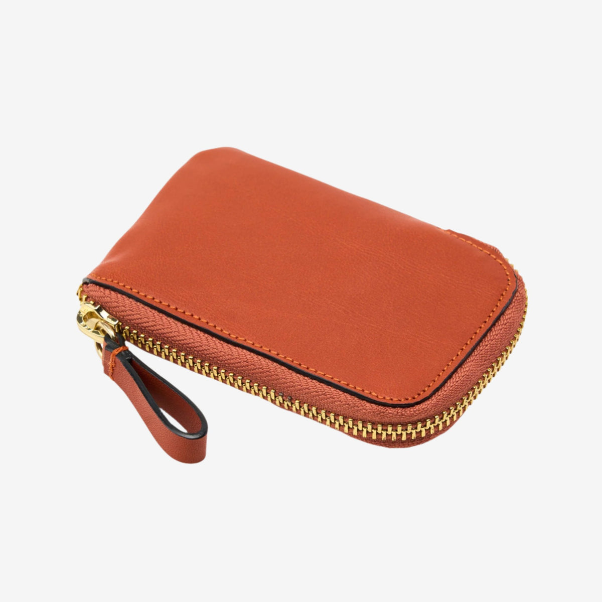 BRAD SMALL ZIP CARD WALLET-Tusk - SIENNA