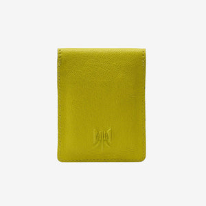 tusk-2002-mini-leather-card-case-avocado-back - LEMON