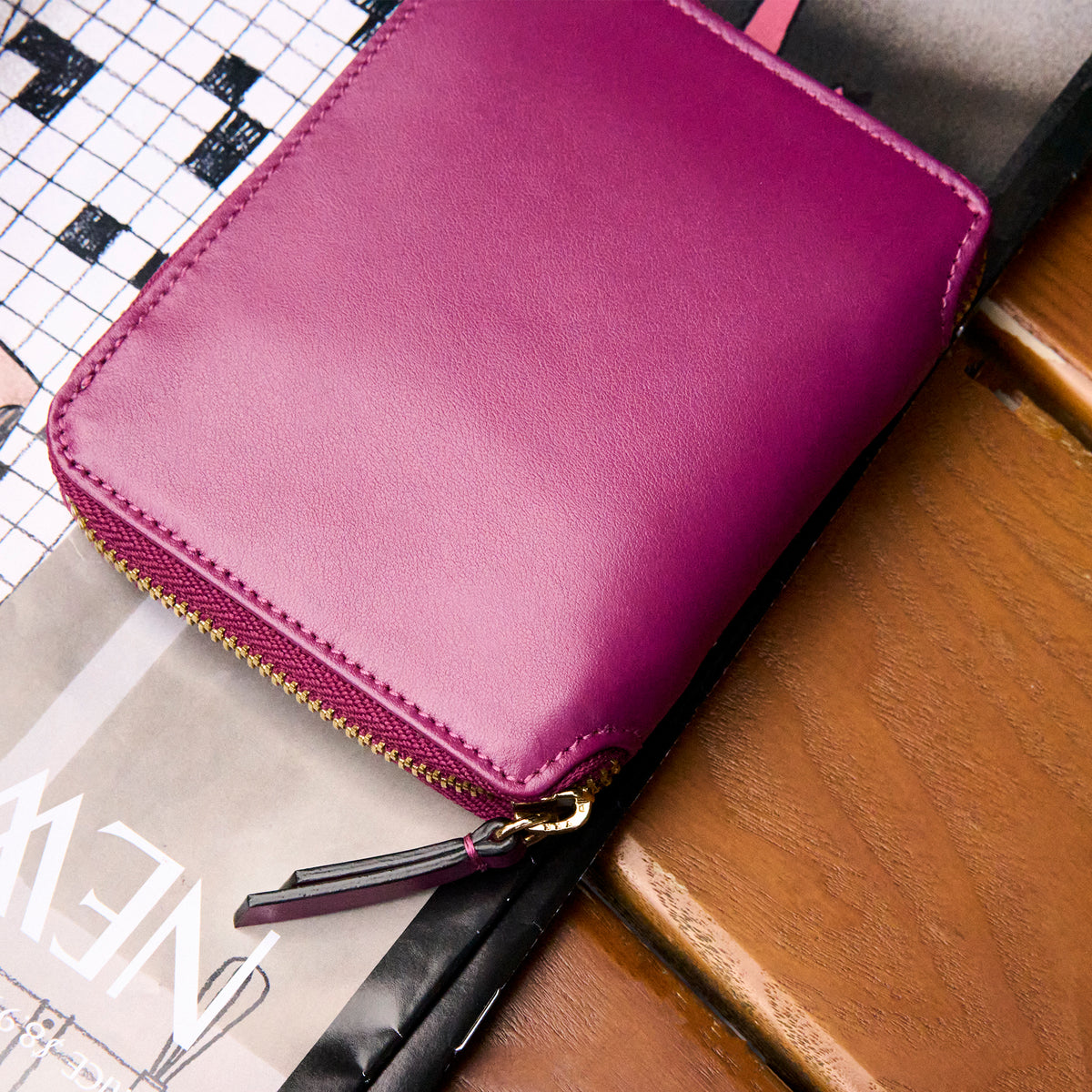 Joy | Medium Zip Around Wallet-Tusk