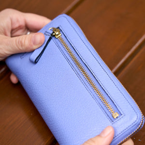 10 of 10: SUGAR SINGLE ZIP WALLET-Tusk - FRENCH BLUE