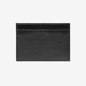 tusk 177 mens leather folded card case black and blue back- BLACK/BLUE