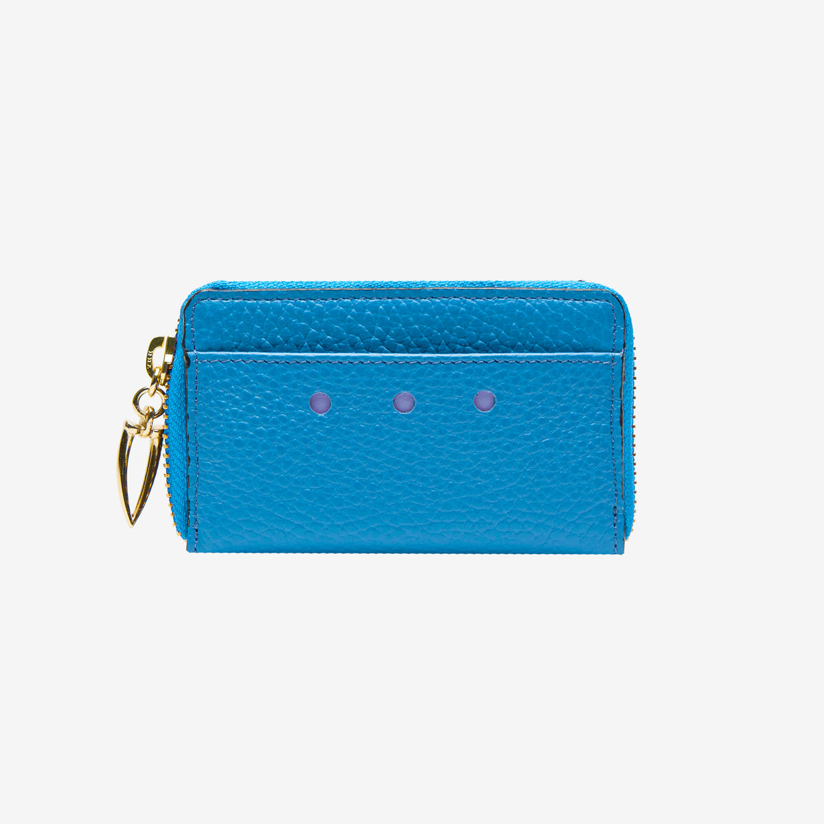 tusk-322-ascot-pebble-grain-leather-coin-case-espresso-front - AZURE