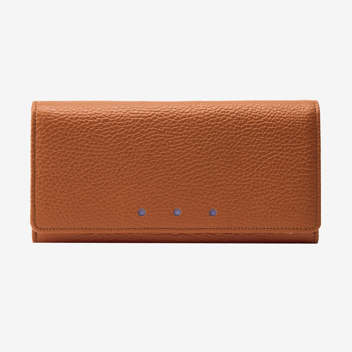 Brown leather wallet on a white background - TOAST