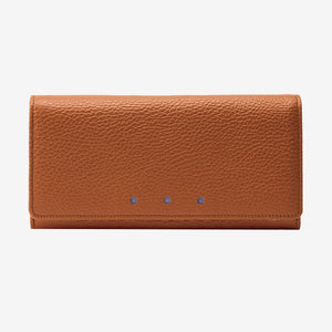 Brown leather wallet on a white background - TOAST