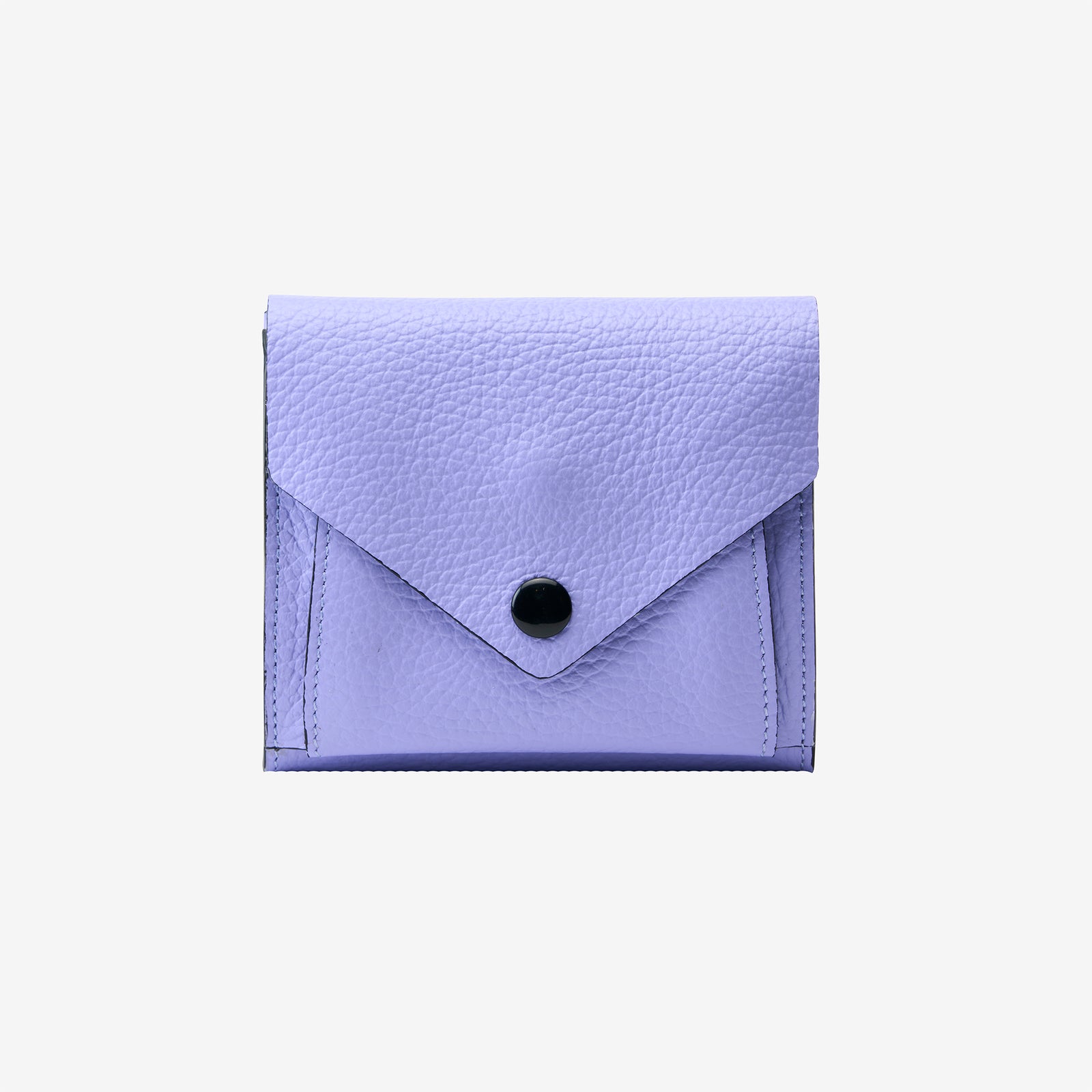 tusk-382-ascot-leather-origama-medium-size-wallet-front- LAVENDER