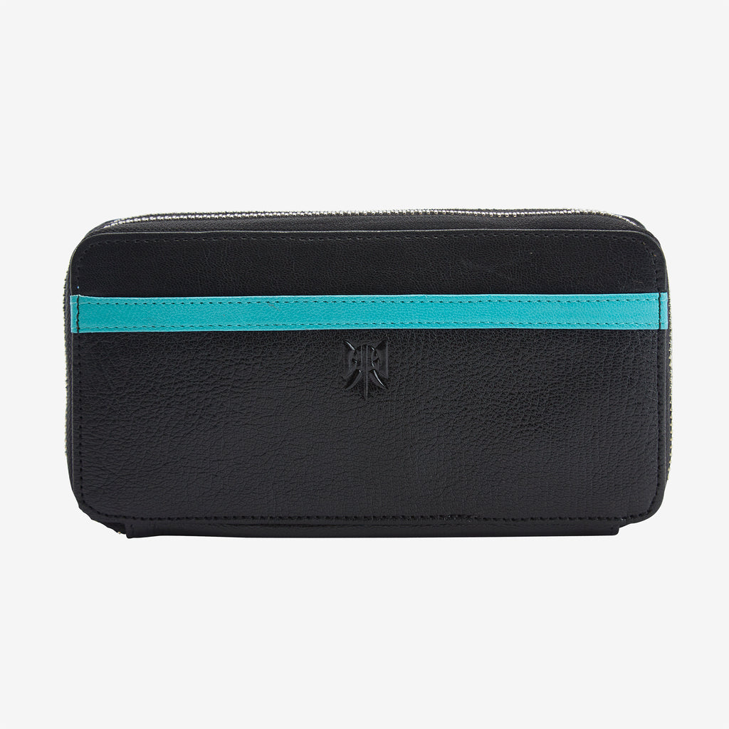 Siam Double Zip Clutch Wallet - Tusk