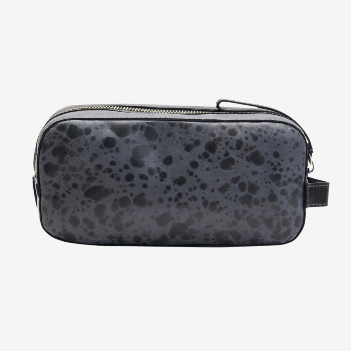 tusk 770 italian leather toiletry case graphite back - GRAPHITE