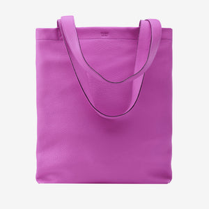 Purple tote bag on a white background - MAGENTA