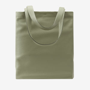 tusk-9940-pebblegrain-leather-tote-bag-sage-front- SAGE