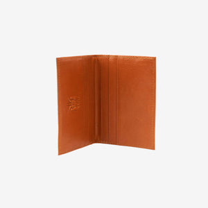 LUIGI FOLDED CREDIT CARD CASE-Tusk - SAGE/TAN