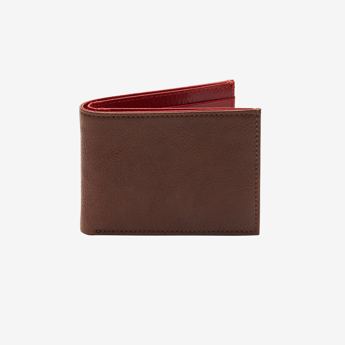    tusk-122-mens-compact-billfold-wallet-chocolate-and-red-front