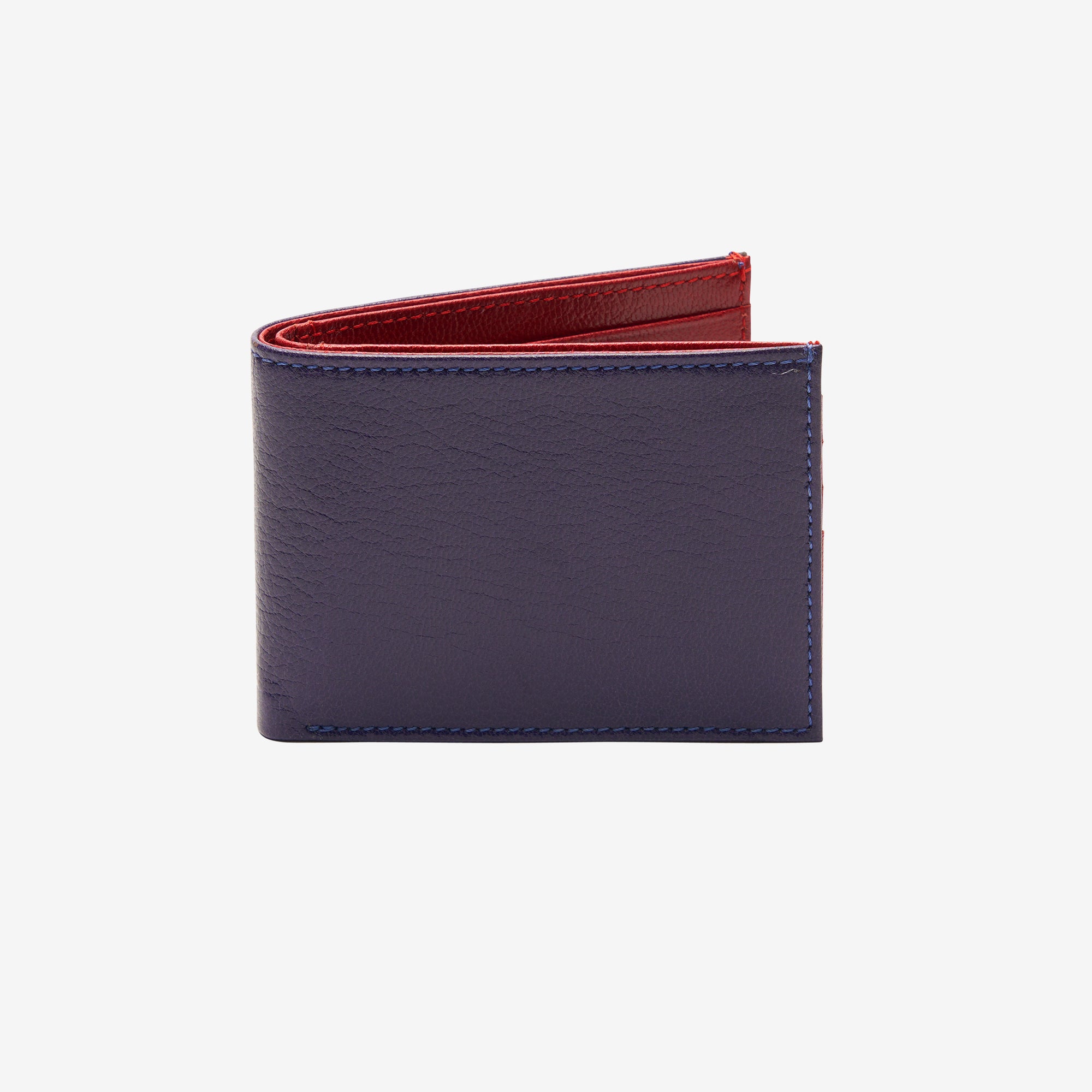     tusk-122-mens-compact-billfold-wallet-navy-and-red-front