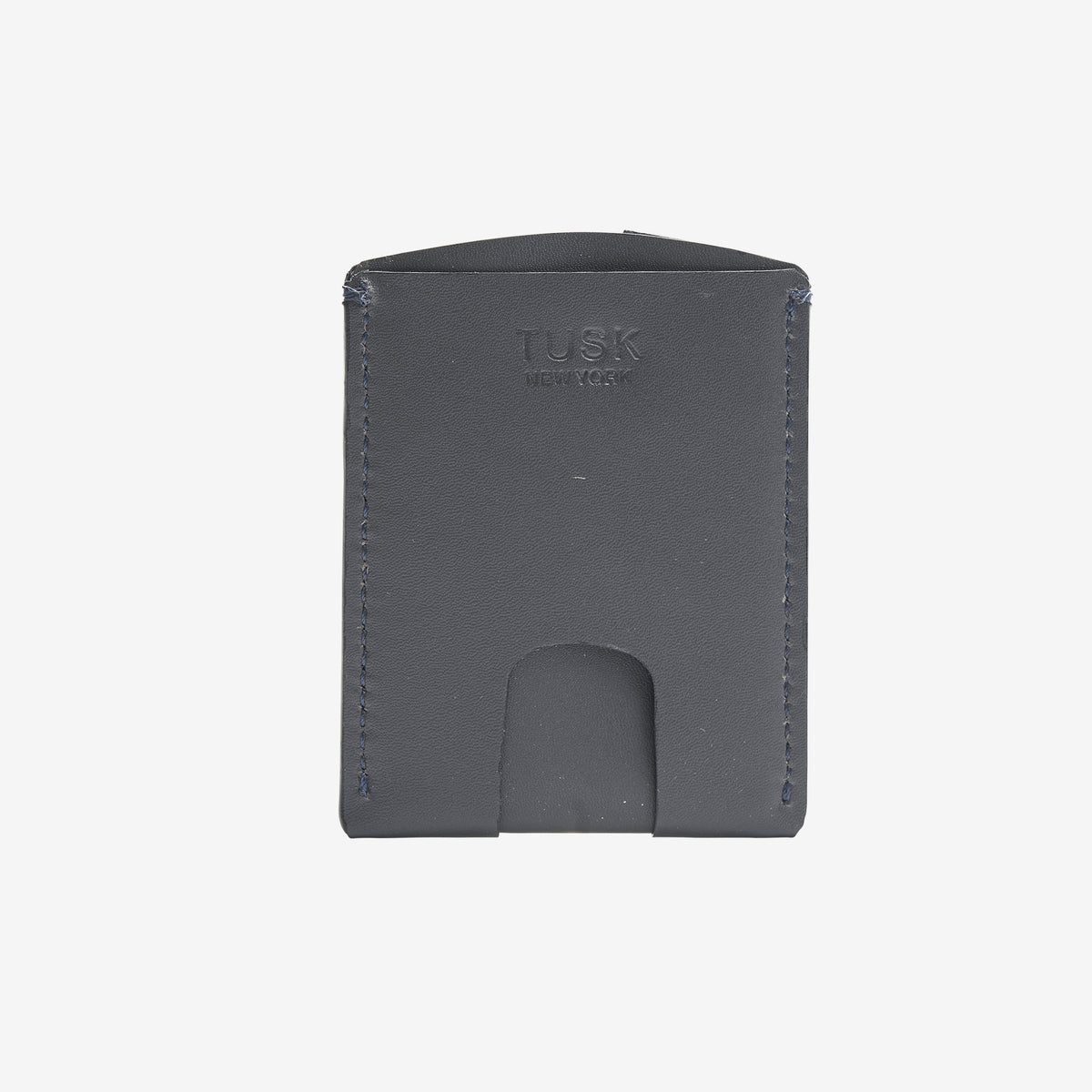 tusk-190-mens-leather-slim-slide-card-case-charcoal-front