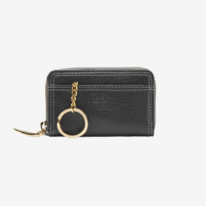 Madison | Coin and Card Case-Tusk - CHARCOAL