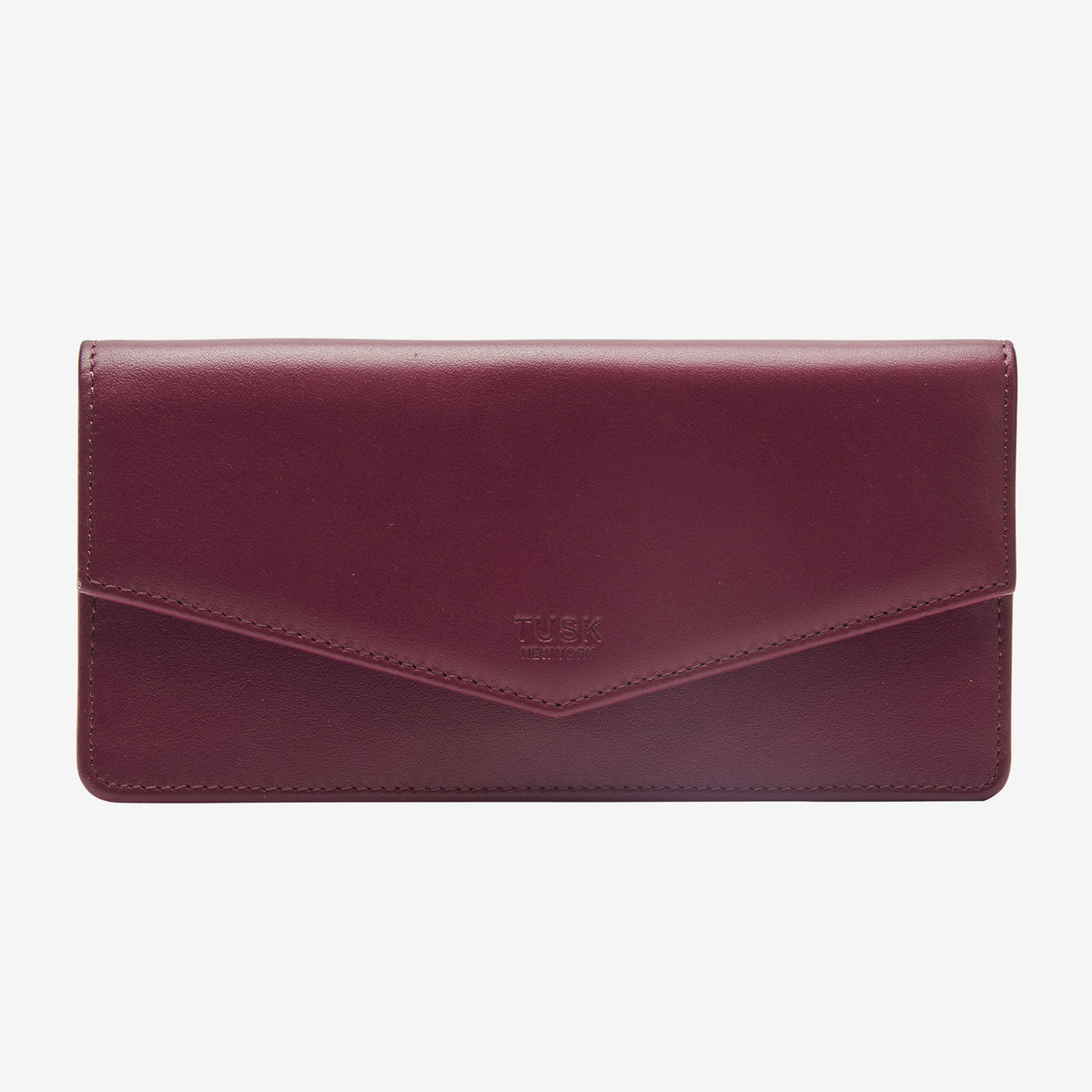 tusk-434-leather-clutch-wallet-oxblood-front
