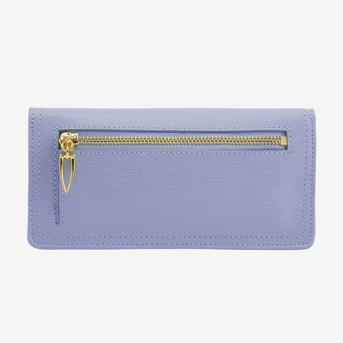 tusk 434 madison saffiano leather clutch wallet water blue back - WATER BLUE