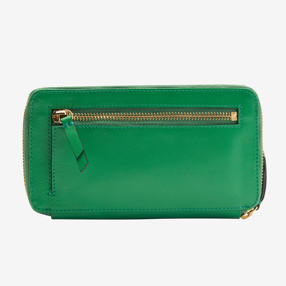 tusk-443-double-zip-leather-wallet-emerald-back
