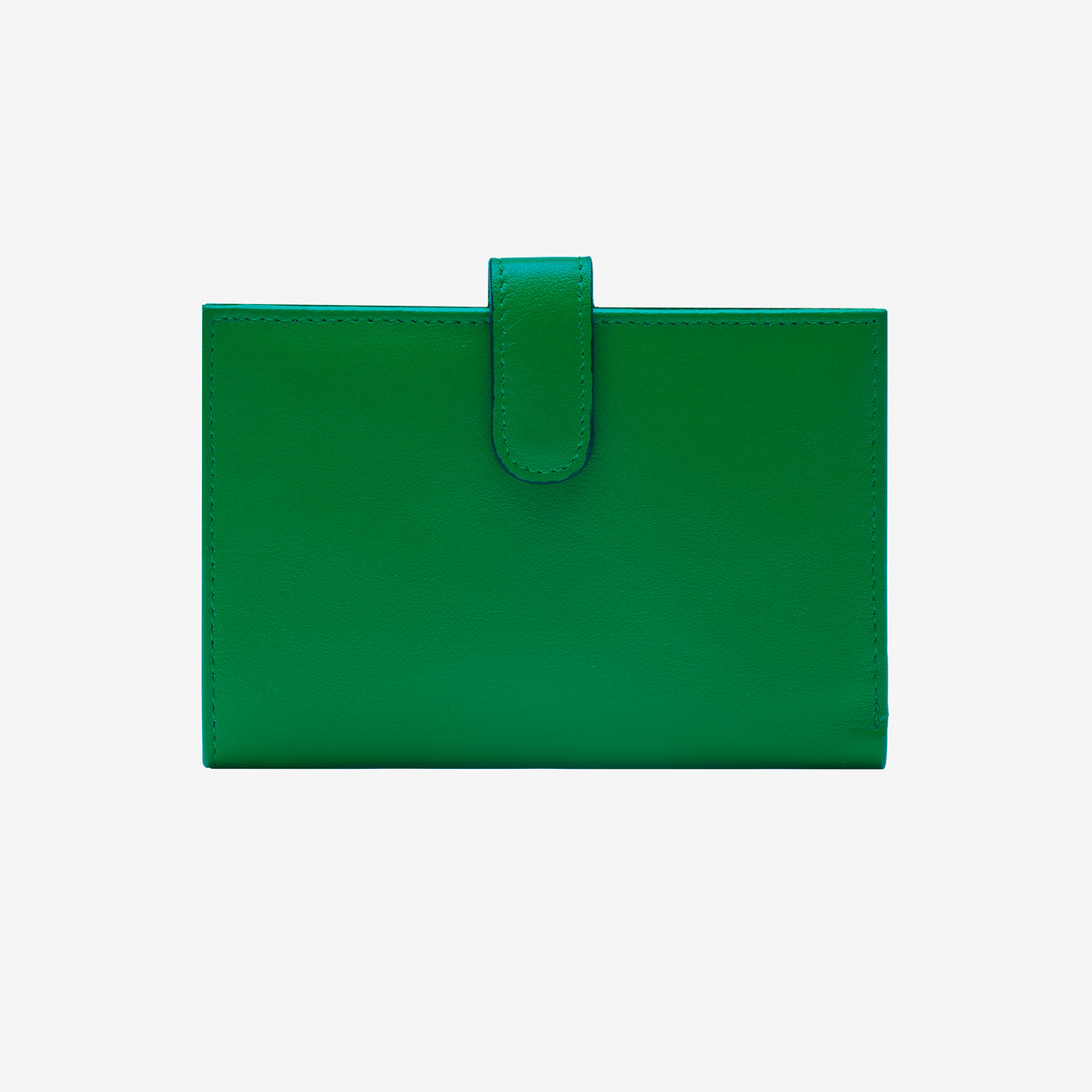 tusk-465-womens-leather-mini-clutch-wallet-emerald-front