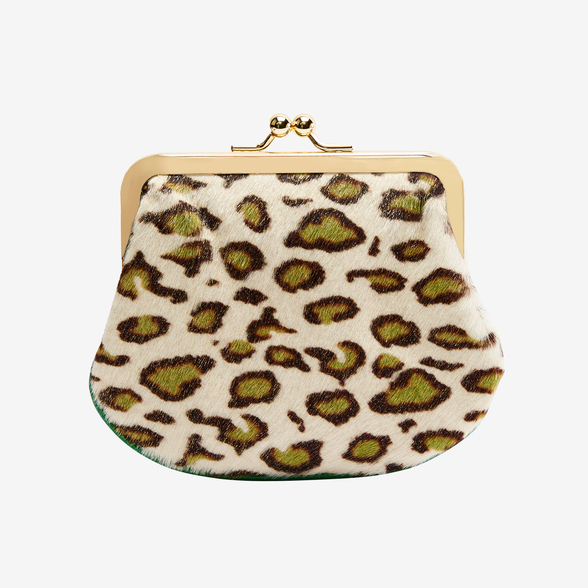    tusk-468-womens-printed-haircalf-framed-coin-purse-white-and-black-front