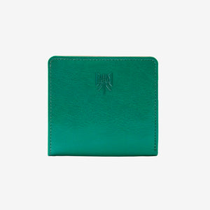 tusk 486 womens siam leather snap evening wallet teal and geranium front - TEAL/GERANIUM