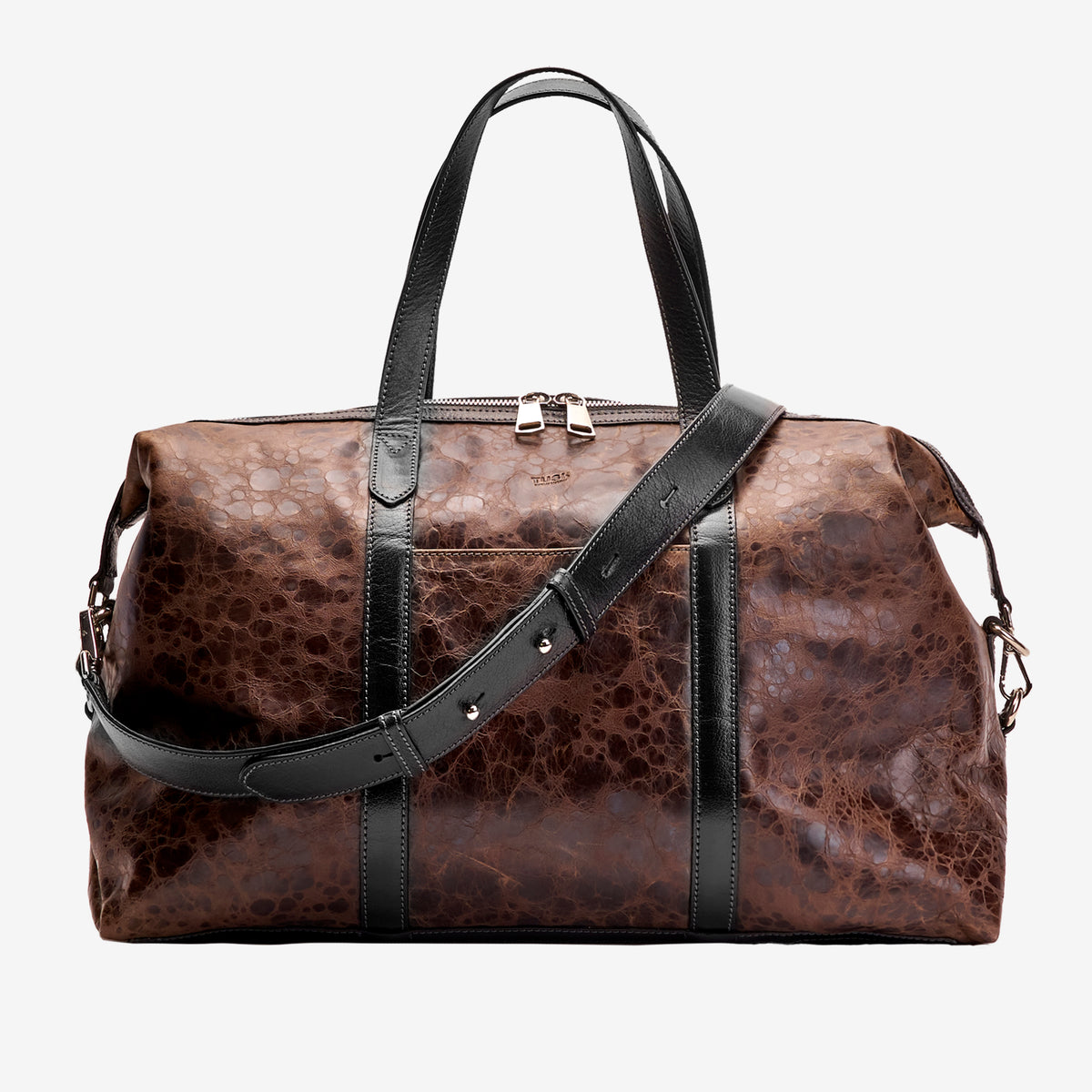 tusk-9920-spotty-leather-everyday-duffel-bag-chocolate-detail-